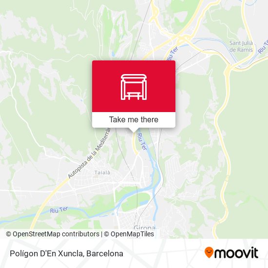 Polígon D'En Xuncla map