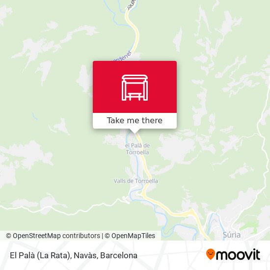 El Palà (La Rata), Navàs map