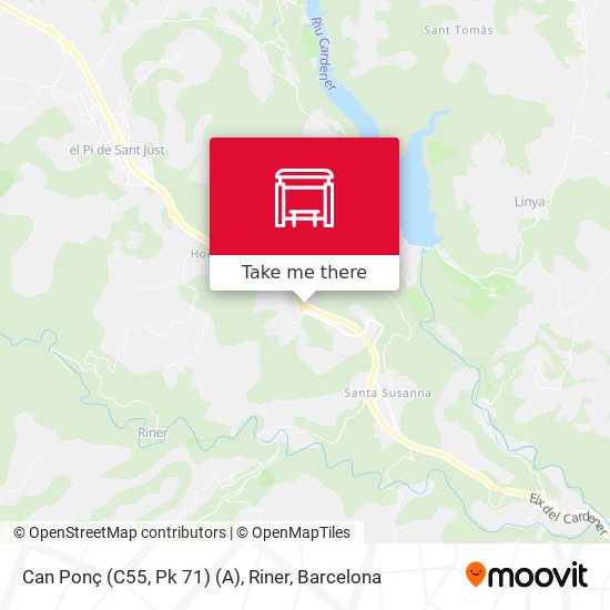 Can Ponç (C55, Pk 71) (A), Riner map