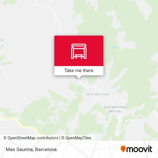 Mas Saurina map