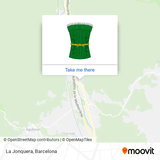 La Jonquera map