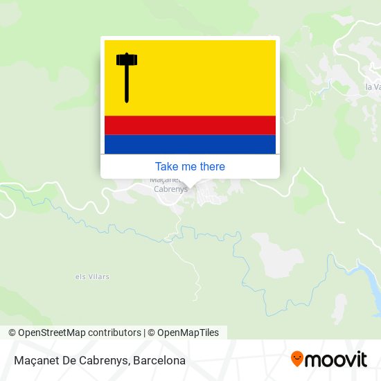 Maçanet De Cabrenys map