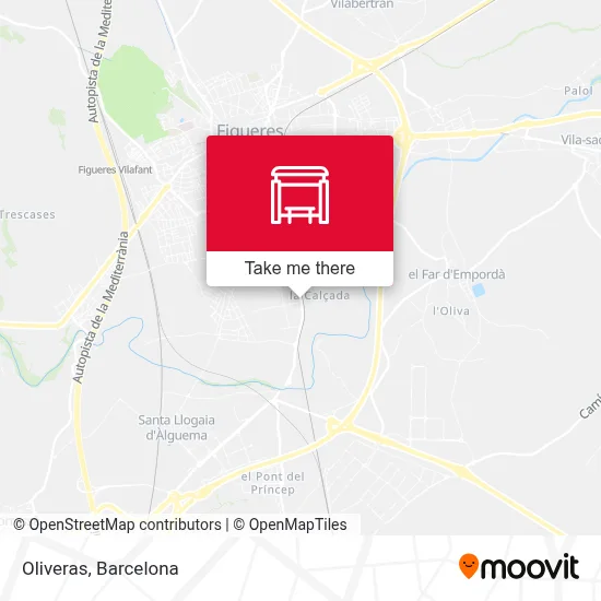 Oliveras map