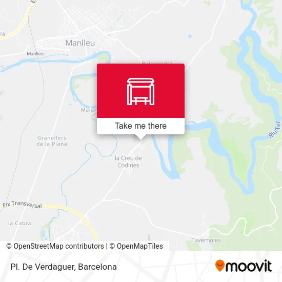 mapa Pl. De Verdaguer