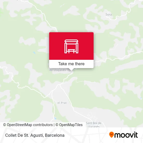 Collet De St. Agustí map