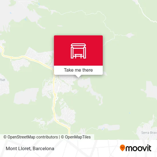 Mont Lloret map