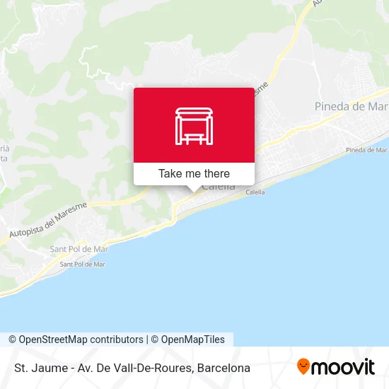 mapa St. Jaume - Av. De Vall-De-Roures