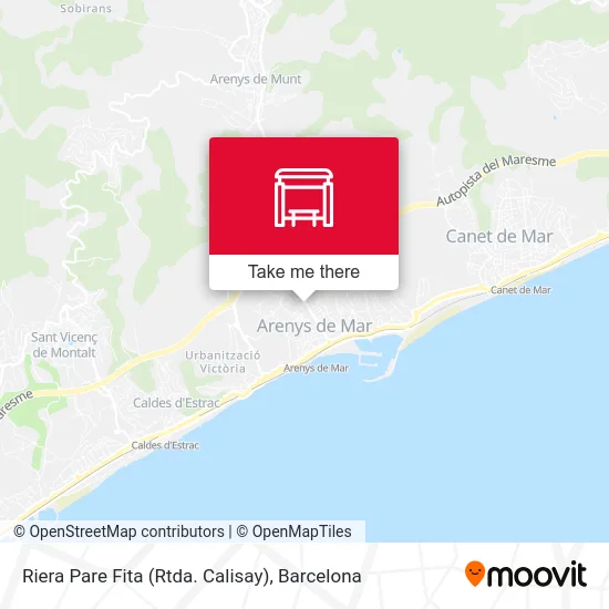 Riera Pare Fita (Rtda. Calisay) map