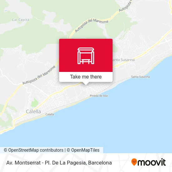 Av. Montserrat - Pl. De La Pagesia map
