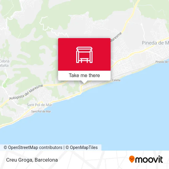 Creu Groga map