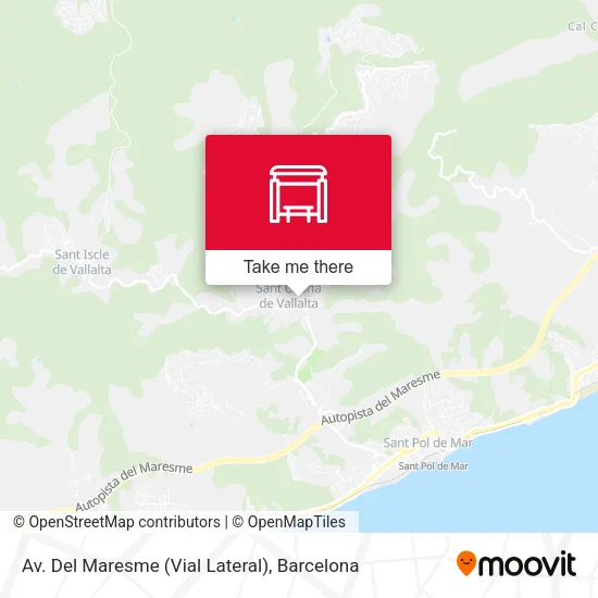Av. Del Maresme (Vial Lateral) map