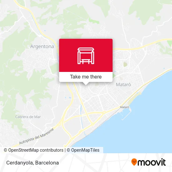 Cerdanyola map