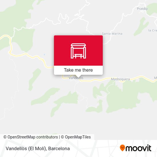Vandellòs (El Molí) map