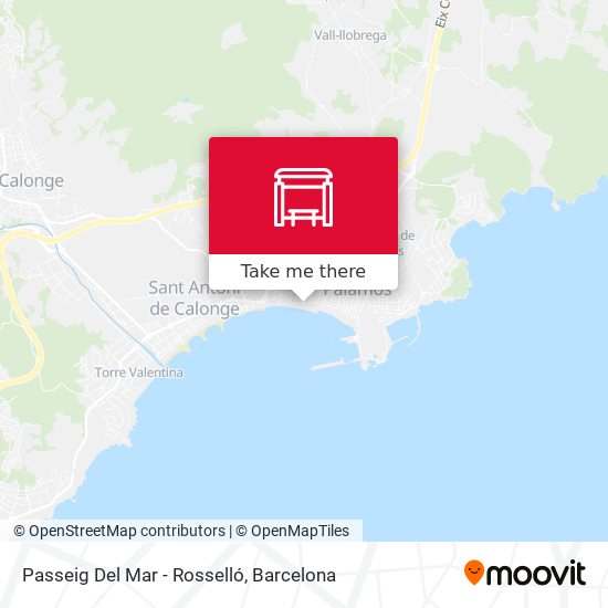 Passeig Del Mar - Rosselló map