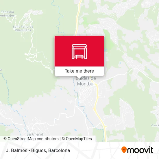 J. Balmes - Bigues map