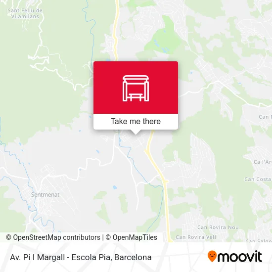 Av. Pi I Margall - Escola Pia map