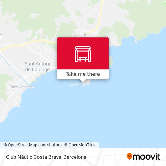 Club Nàutic Costa Brava map