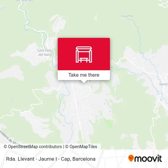 Rda. Llevant - Jaume I - Cap map