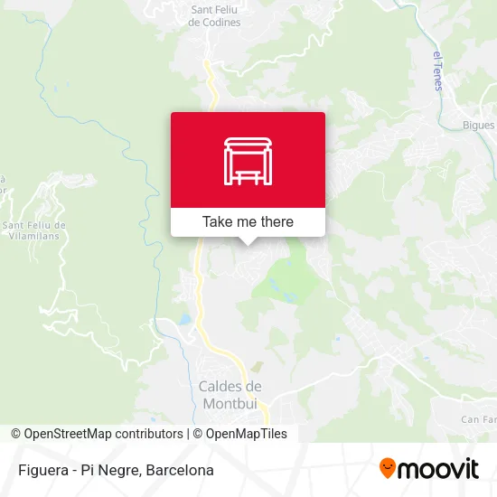 mapa Figuera - Pi Negre