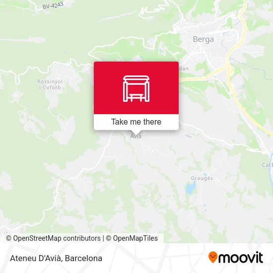 Ateneu D'Avià map