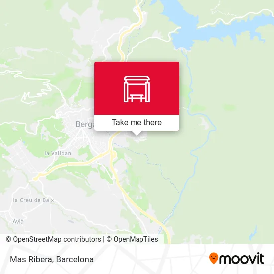 Mas Ribera map
