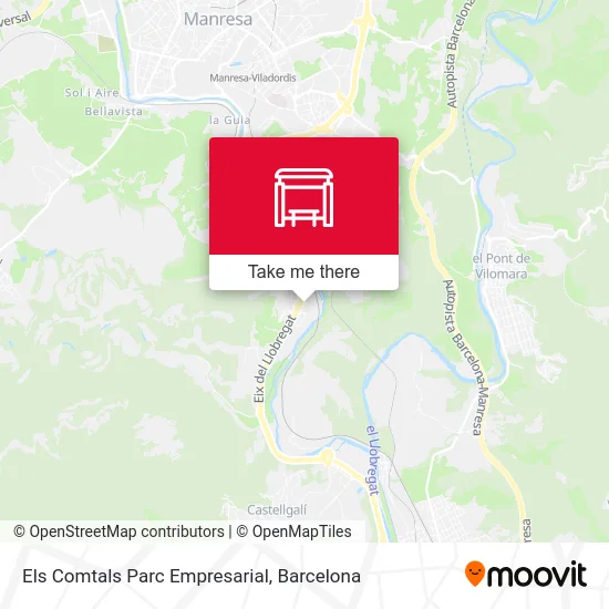 Els Comtals Parc Empresarial map