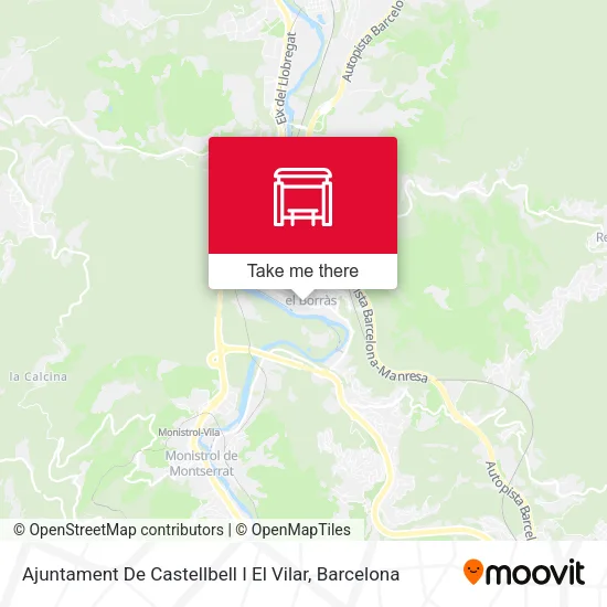 Ajuntament De Castellbell I El Vilar map