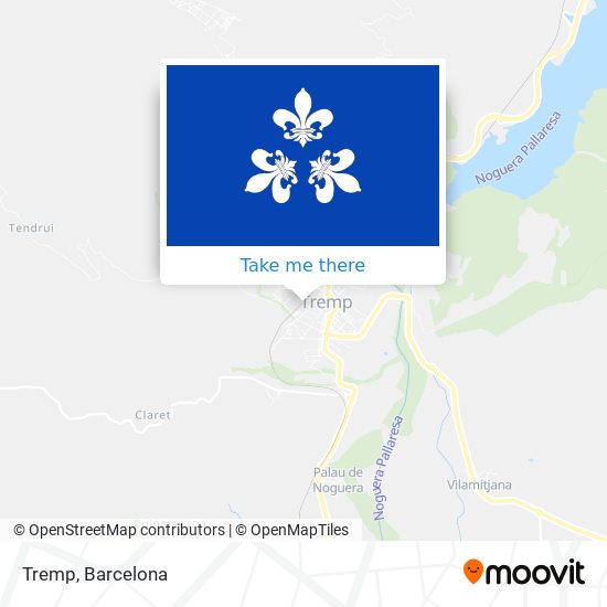 Tremp map