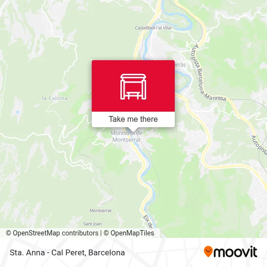 Sta. Anna - Cal Peret map