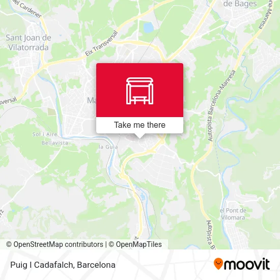mapa Puig I Cadafalch