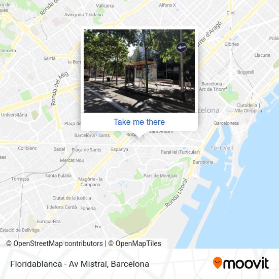 Floridablanca - Av Mistral map