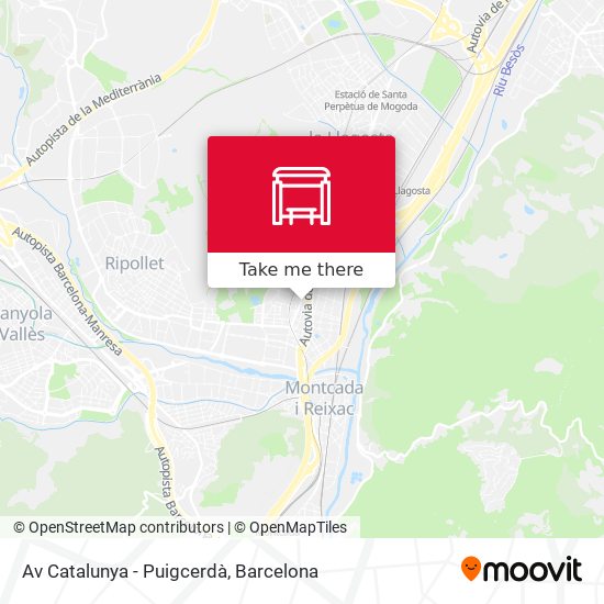 Av Catalunya - Puigcerdà map