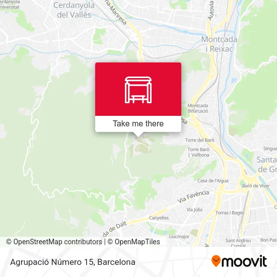 Agrupació Número 15 map