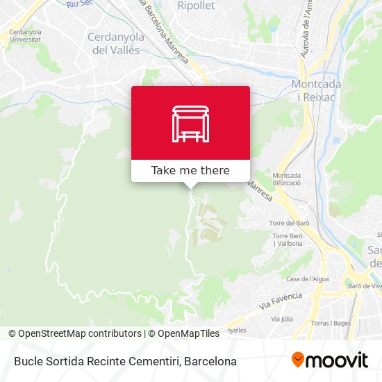 Bucle Sortida Recinte Cementiri map