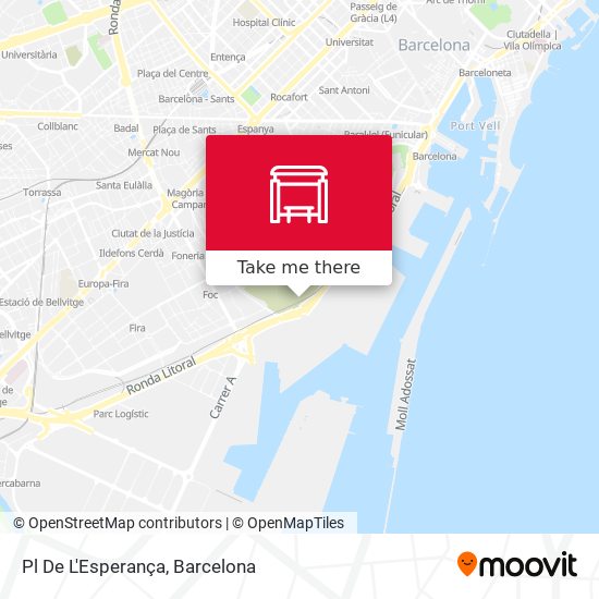 Pl De L'Esperança map