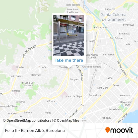 Felip II - Ramon Albó map
