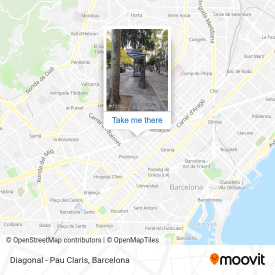Diagonal - Pau Claris map