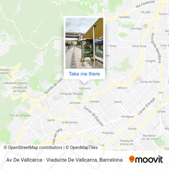Av De Vallcarca - Viaducte De Vallcarca map