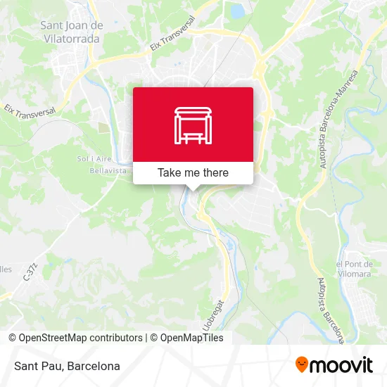 Sant Pau map