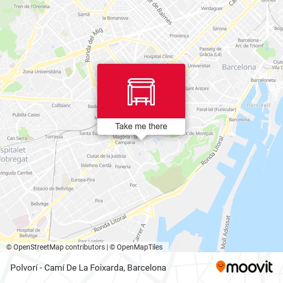 Polvorí - Camí De La Foixarda map