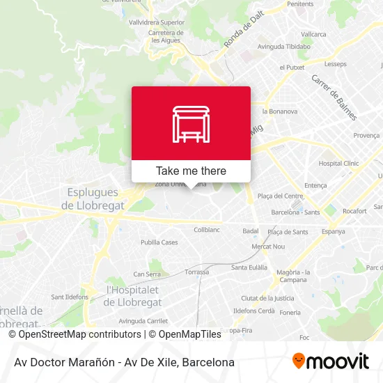 Av Doctor Marañón - Av De Xile map