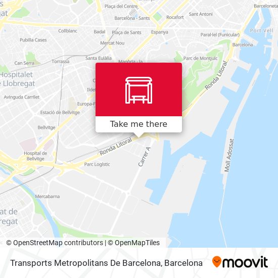 Transports Metropolitans De Barcelona map