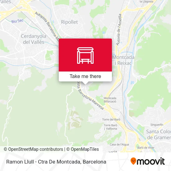 Ramon Llull - Ctra De Montcada map