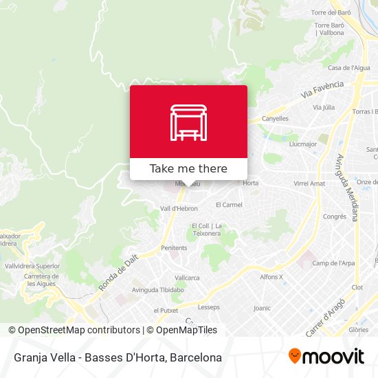 Granja Vella - Basses D'Horta map