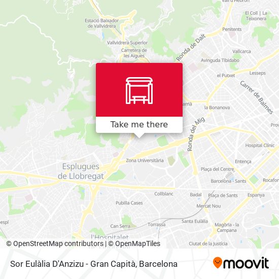 Sor Eulàlia D'Anzizu - Gran Capità map