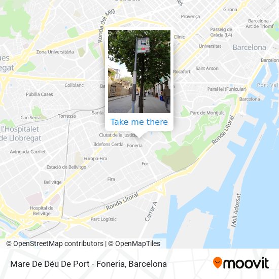 Mare De Déu De Port - Foneria map