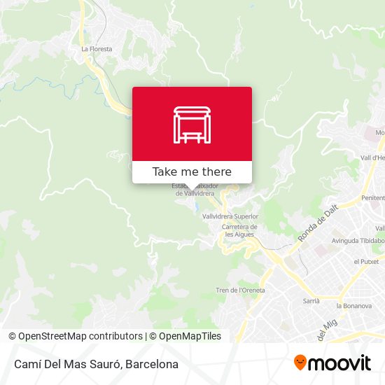 Camí Del Mas Sauró map