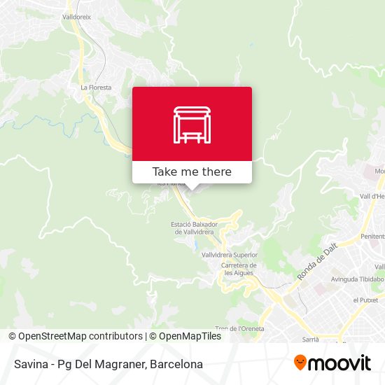 Savina - Pg Del Magraner map