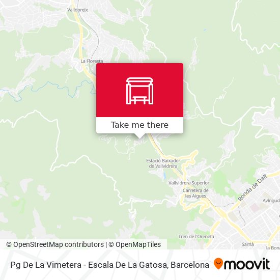 Pg De La Vimetera - Escala De La Gatosa map