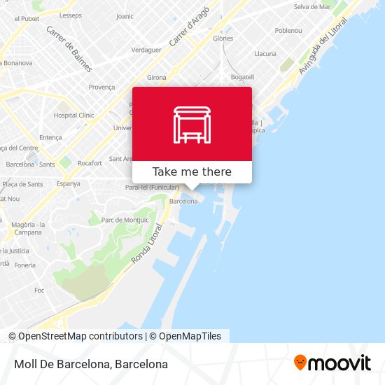 Moll De Barcelona map